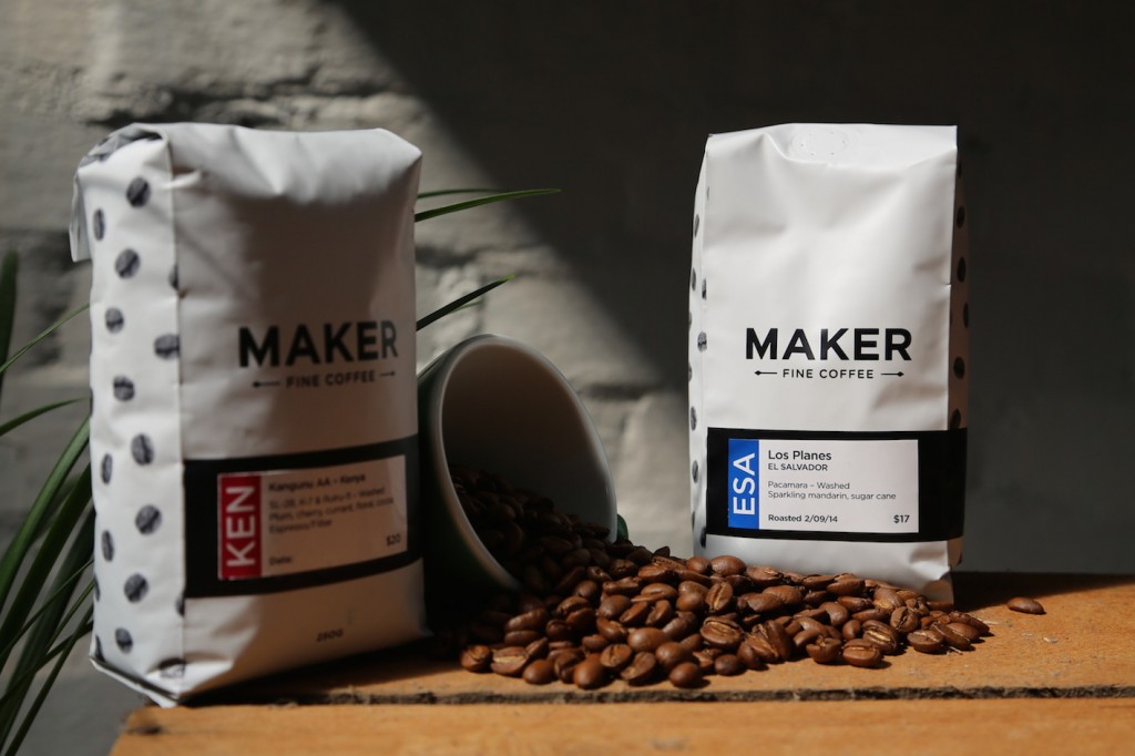 Maker Fine Coffee packaging