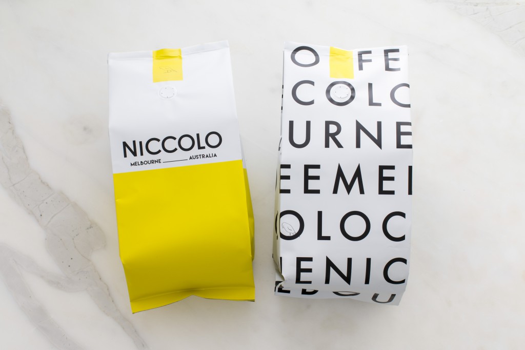 Niccolo Coffee packaging new branding