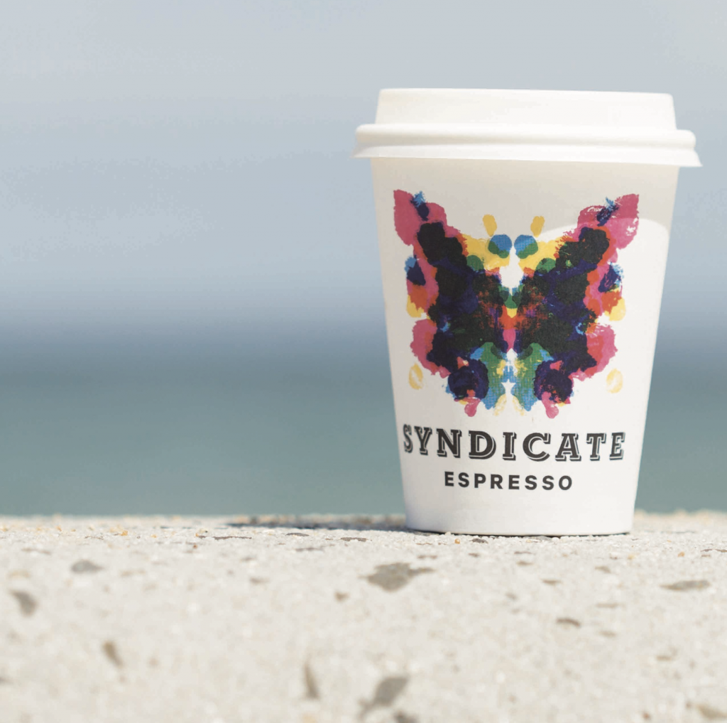 Syndicate Coffee cup beach