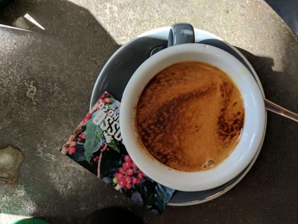 Rosso Roasting Co Coffee double shot espresso