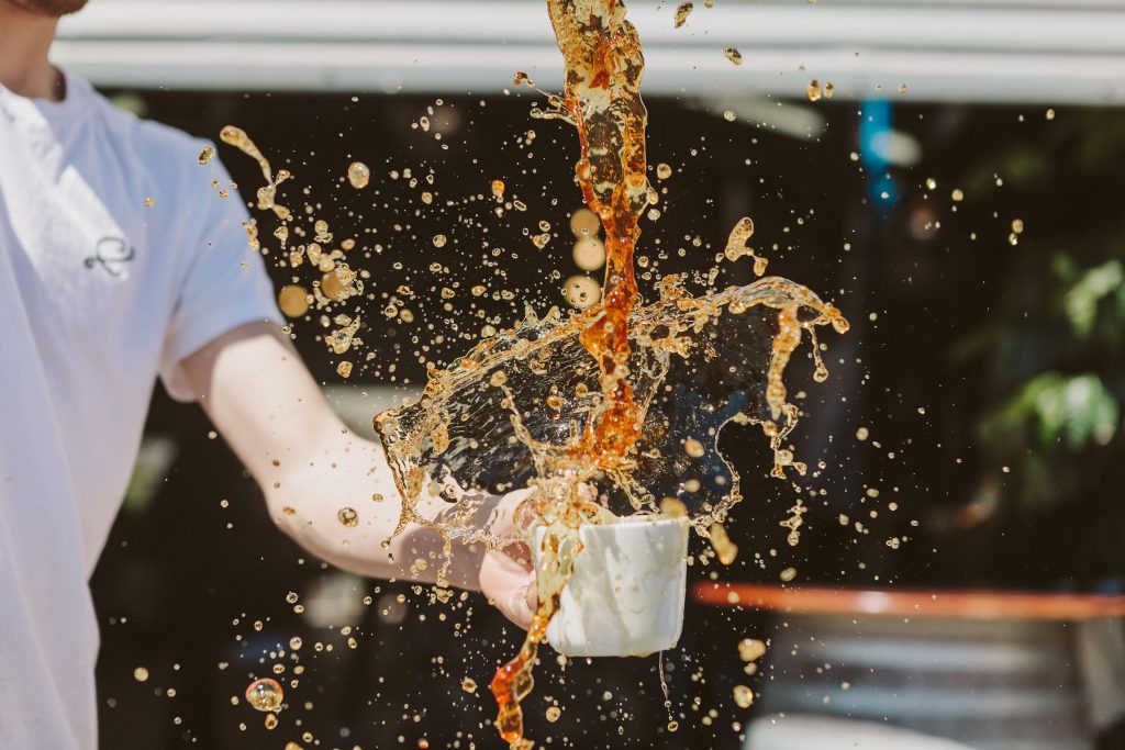 Commonfolk Coffee Roasters cup splash